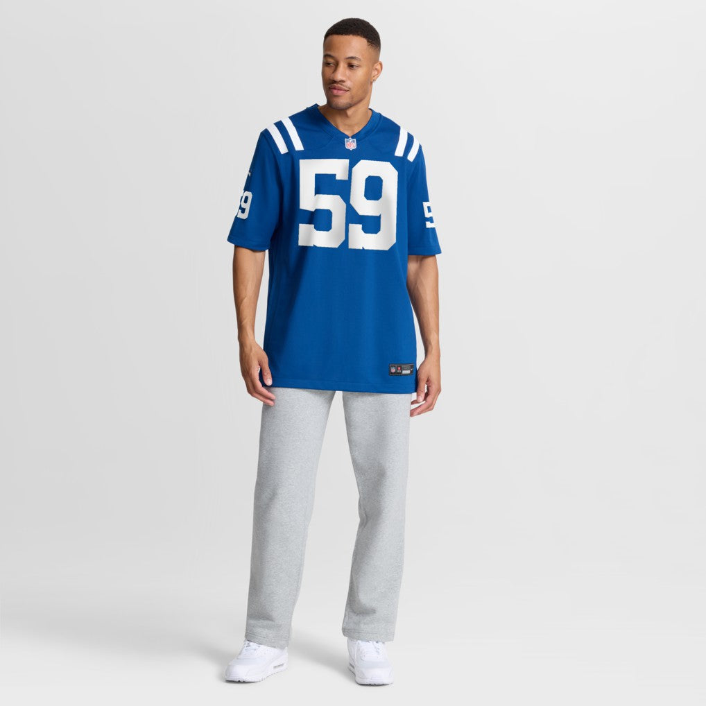 Buddy Johnson Indianapolis Colts Team Game Jersey - Royal