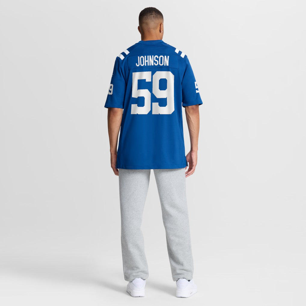 Buddy Johnson Indianapolis Colts Team Game Jersey - Royal