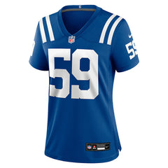 Buddy Johnson Indianapolis Colts Women's Team Game Jersey - Royal