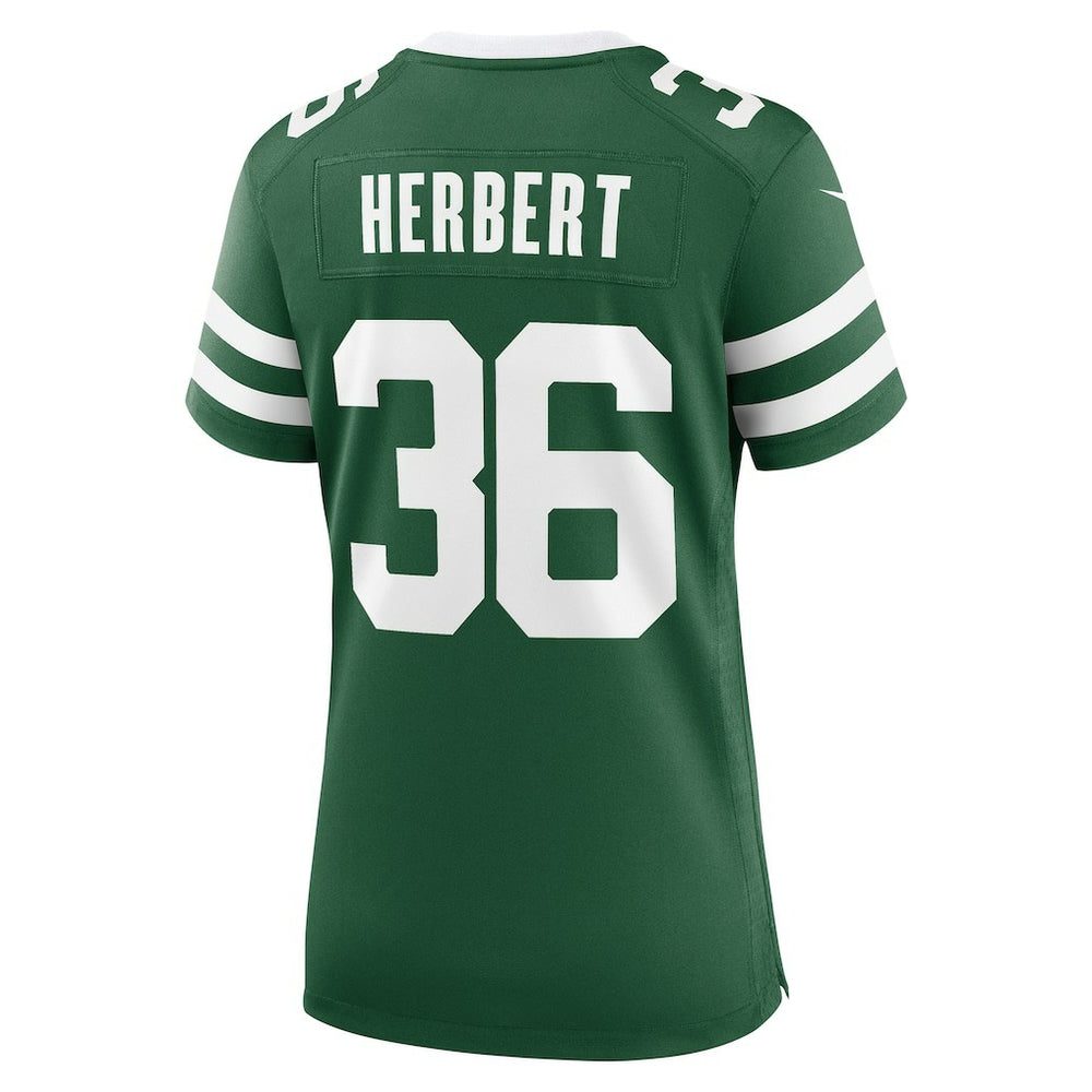 Khalil Herbert New York Jets Women's Team Game Jersey - Legacy Green