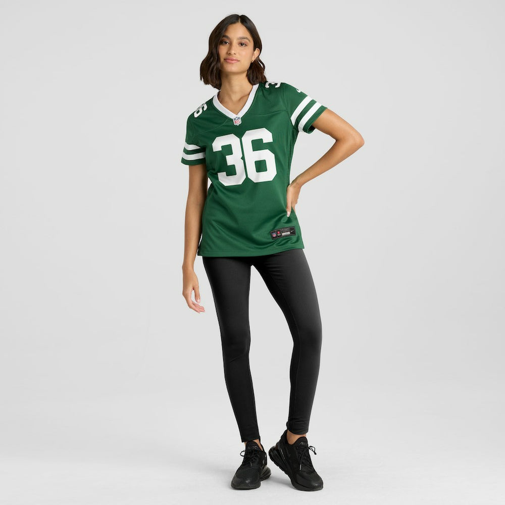 Khalil Herbert New York Jets Women's Team Game Jersey - Legacy Green