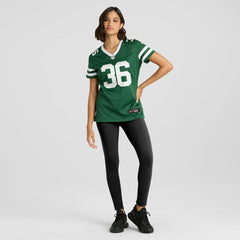 Khalil Herbert New York Jets Women's Team Game Jersey - Legacy Green