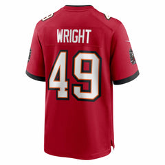 Owen Wright Tampa Bay Buccaneers Team Game Jersey - Red