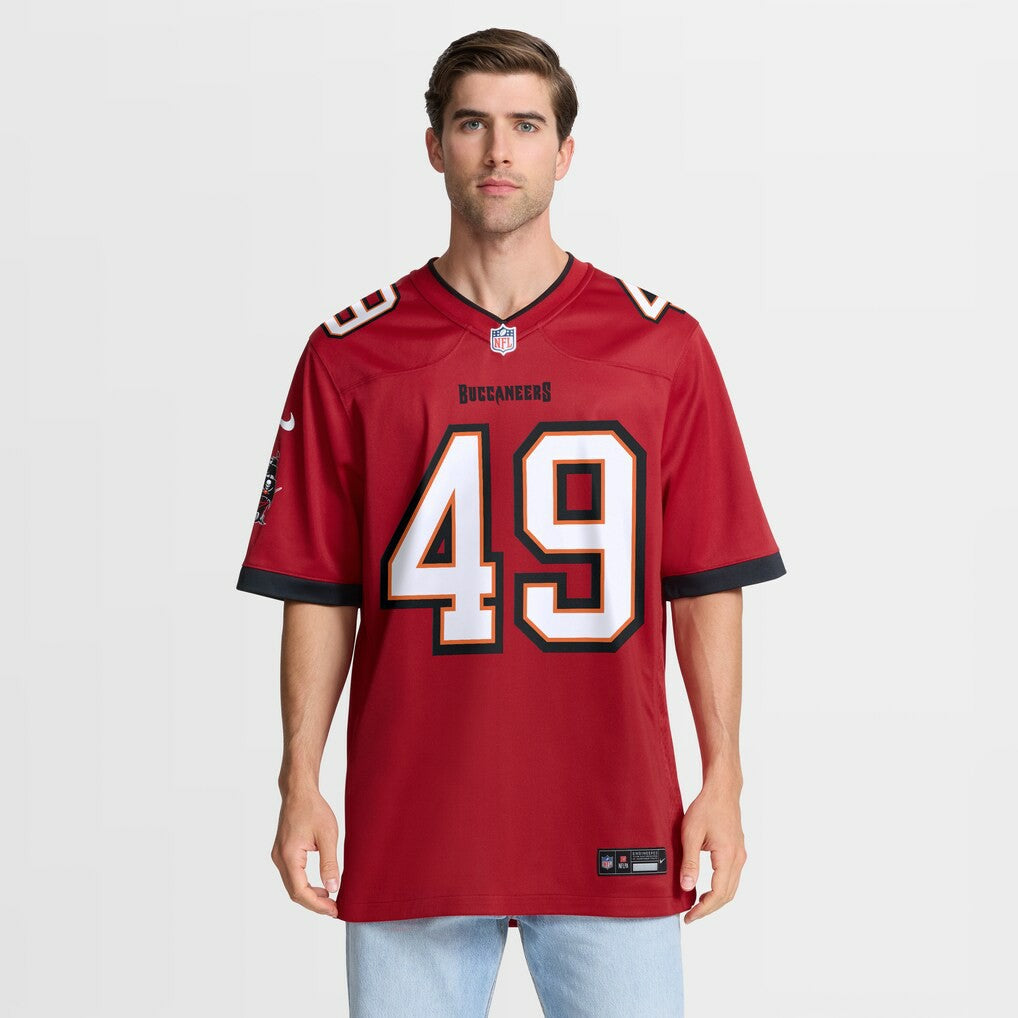 Owen Wright Tampa Bay Buccaneers Team Game Jersey - Red