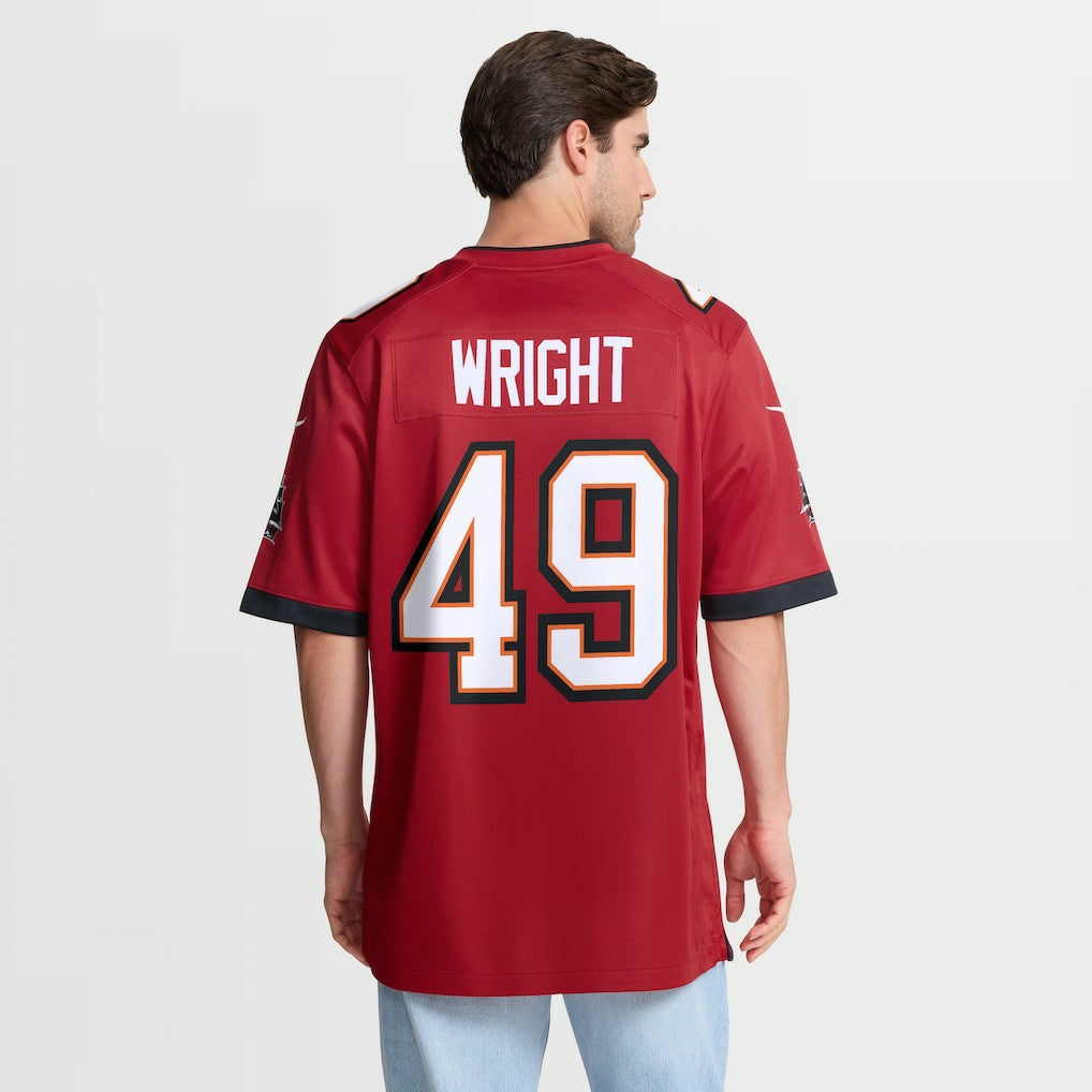 Owen Wright Tampa Bay Buccaneers Team Game Jersey - Red