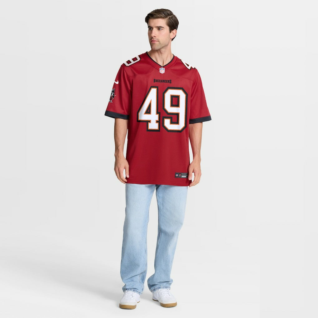 Owen Wright Tampa Bay Buccaneers Team Game Jersey - Red
