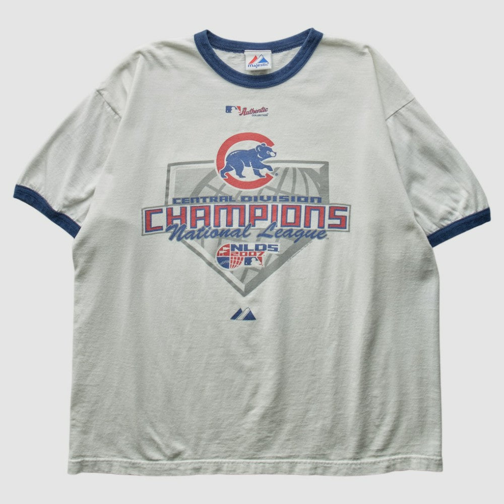 Chicago Cubs Majestic 2007 T-Shirt White Vintage