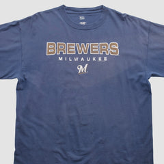 Milwaukee Brewers Lee Apparel 2007 T-Shirt Navy Vintage