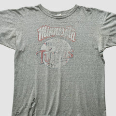 Minnesota Twins 80s T-Shirt Heather Gray Vintage