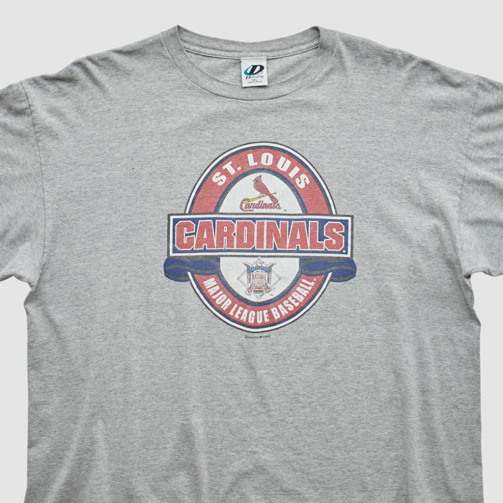 St. Louis Cardinals Dynasty 2003 T-Shirt Heather Gray Vintage