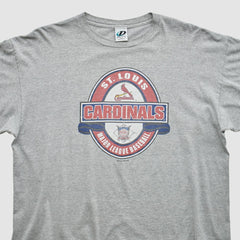 St. Louis Cardinals Dynasty 2003 T-Shirt Heather Gray Vintage