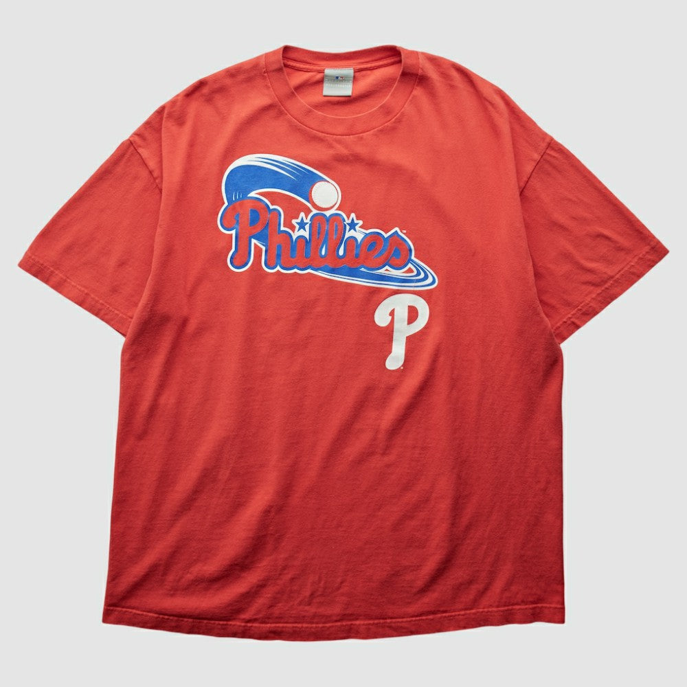 Philadelphia Phillies 2000s T-Shirt Red Vintage