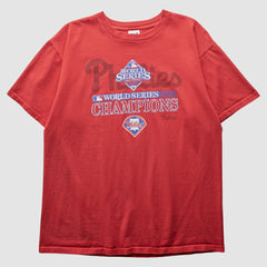 Philadelphia Phillies 2008 T-Shirt Red Vintage