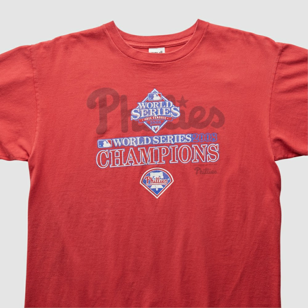 Philadelphia Phillies 2008 T-Shirt Red Vintage
