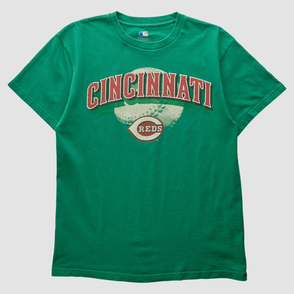 Cincinnati Reds 2000s T-Shirt Green Vintage
