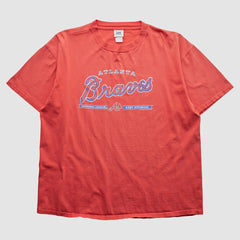 Atlanta Braves Lee Apparel 2000s T-Shirt Red Vintage