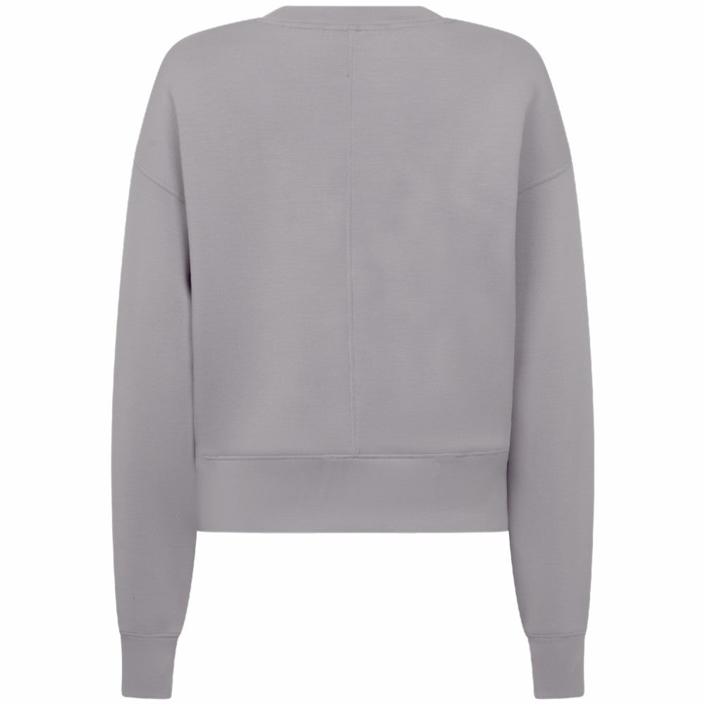 Winnipeg Jets Levelwear Women's Slate & Snow Sponge Tri-Blend Sweatshirt Gray