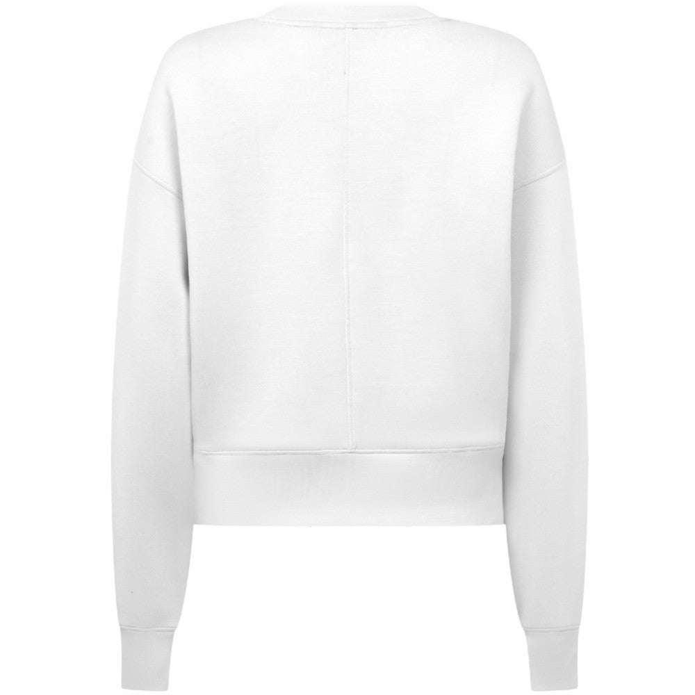 New Jersey Devils Levelwear Women's Slate & Snow Sponge Tri-Blend Sweatshirt White