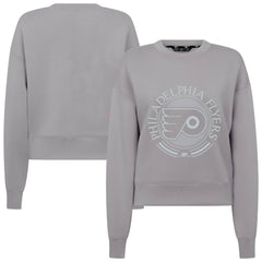 Philadelphia Flyers Levelwear Women's Slate & Snow Sponge Tri-Blend Sweatshirt Gray