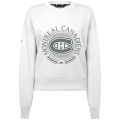 Montreal Canadiens Levelwear Women's Slate & Snow Sponge Tri-Blend Sweatshirt White