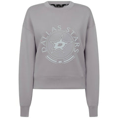 Dallas Stars Levelwear Women's Slate & Snow Sponge Tri-Blend Sweatshirt Gray