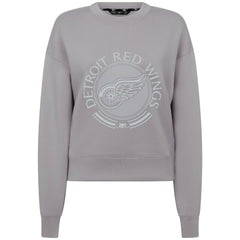 Detroit Red Wings Levelwear Women's Slate & Snow Sponge Tri-Blend Sweatshirt Gray