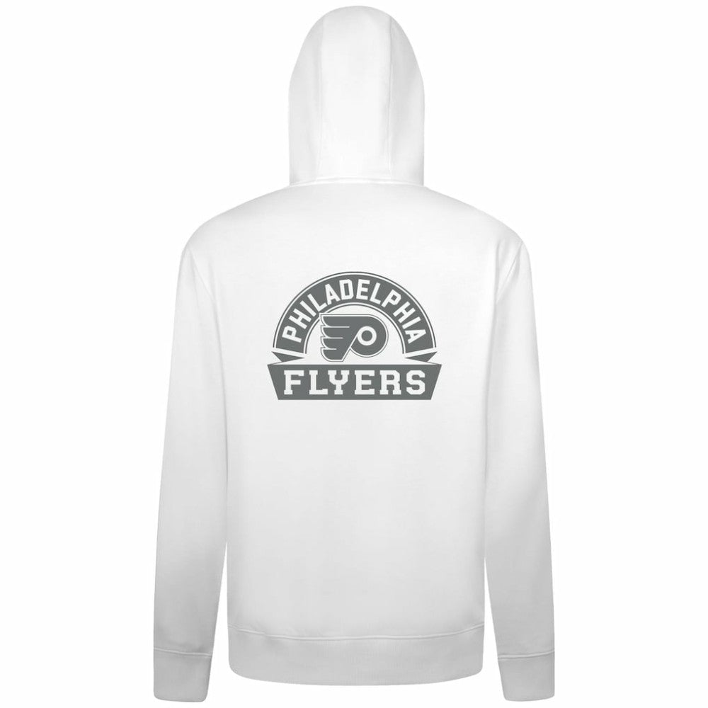 Philadelphia Flyers Levelwear Podium Chenille Logo Full-Zip Hoodie White