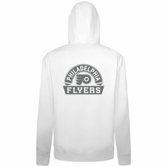 Philadelphia Flyers Levelwear Podium Chenille Logo Full-Zip Hoodie White