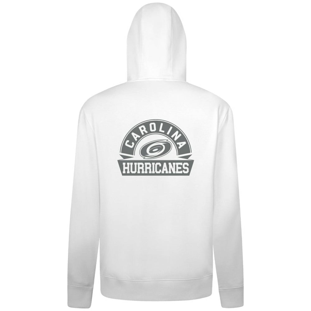 Carolina Hurricanes Levelwear Podium Chenille Logo Full-Zip Hoodie White