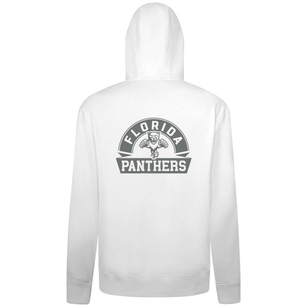 Florida Panthers Levelwear Podium Chenille Logo Full-Zip Hoodie White