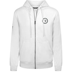 Winnipeg Jets Levelwear Podium Chenille Logo Full-Zip Hoodie White