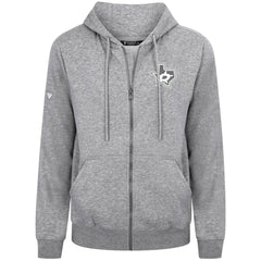 Dallas Stars Levelwear Podium Chenille Logo Full-Zip Hoodie Gray