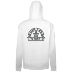 Toronto Maple Leafs Levelwear Podium Chenille Logo Full-Zip Hoodie White