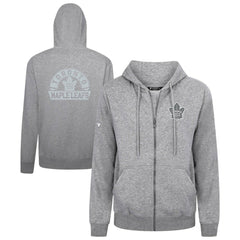 Toronto Maple Leafs Levelwear Podium Chenille Logo Full-Zip Hoodie Gray