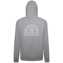 Boston Bruins Levelwear Podium Banner Arch Full-Zip Hoodie Gray