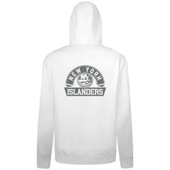 New York Islanders Levelwear Podium Banner Arch Full-Zip Hoodie White