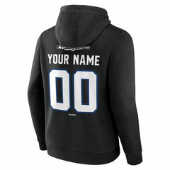 Los Angeles Dodgers 2025 World Series Champions Custom Name & Number Hoodie Black