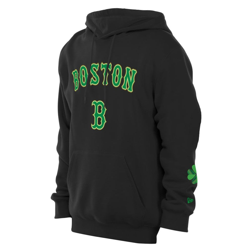 Boston Red Sox 2026 St. Patrick's Day Fleece Hoodie Black | New Era