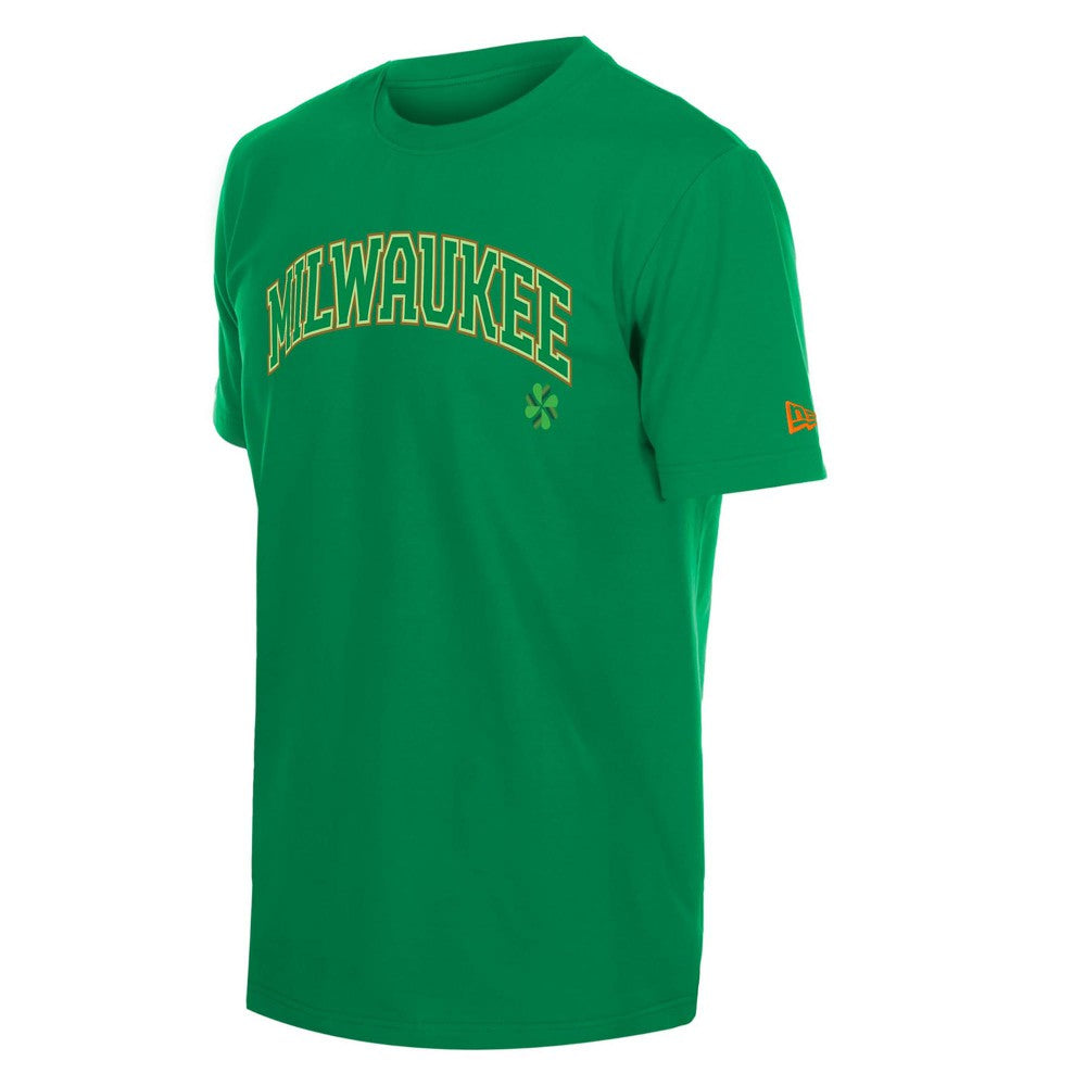 Milwaukee Brewers 2026 St. Patrick's Day T-Shirt Green | New Era