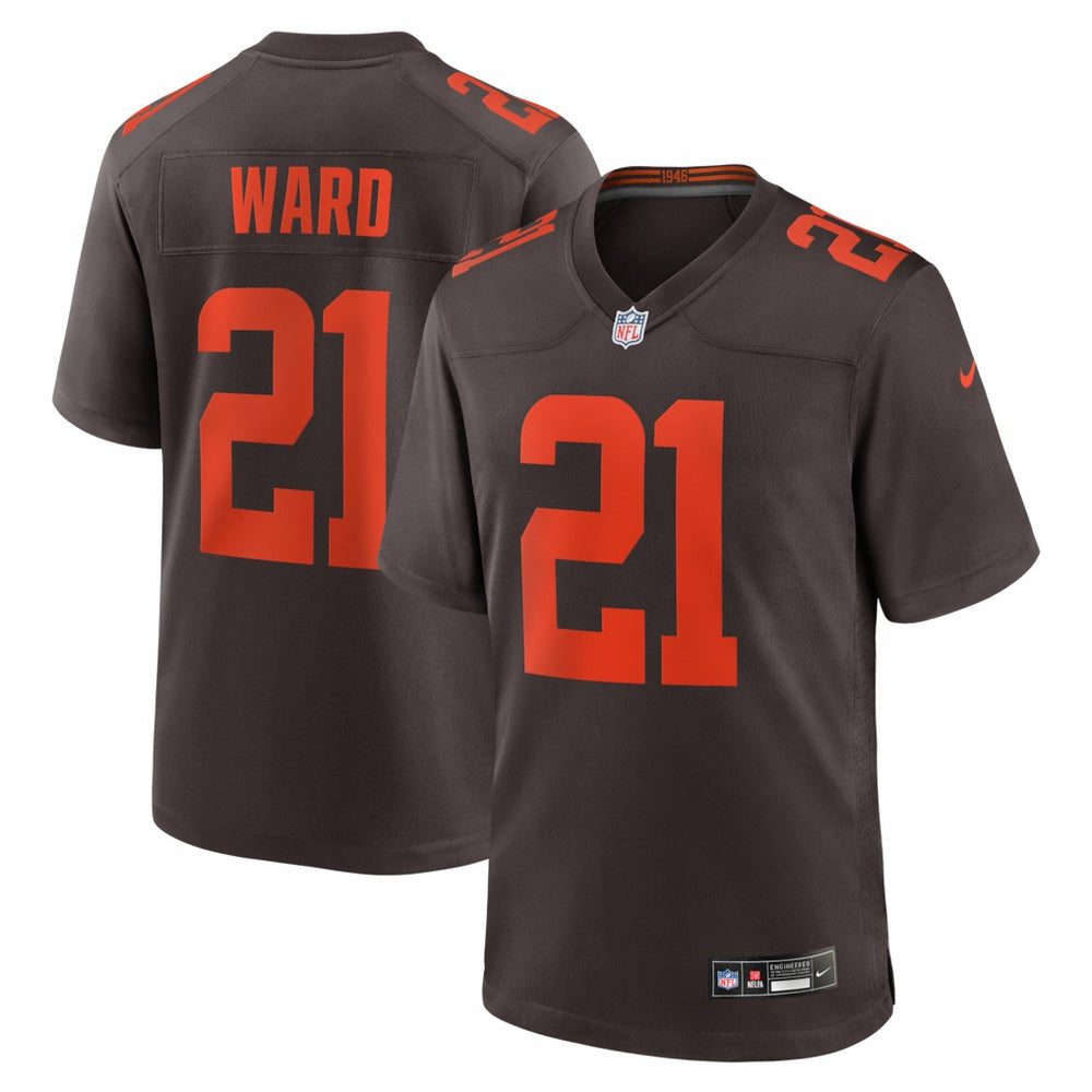 Denzel Ward Cleveland Browns Alpha Dawg Game Jersey - Brown