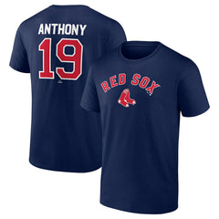 Roman Anthony Boston Red Sox Winning Streak Name & Number T-Shirt Navy