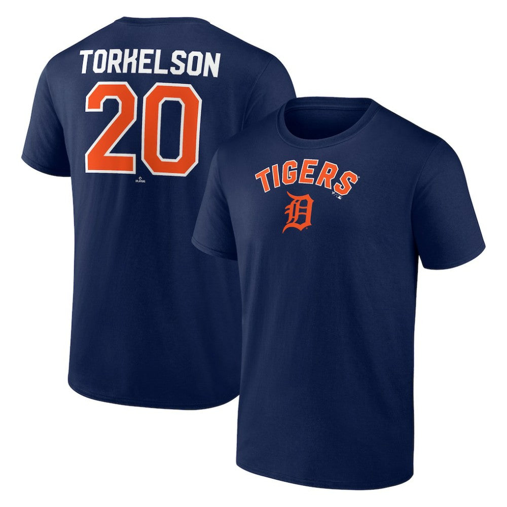 Spencer Torkelson Detroit Tigers Winning Streak Name & Number T-Shirt Navy