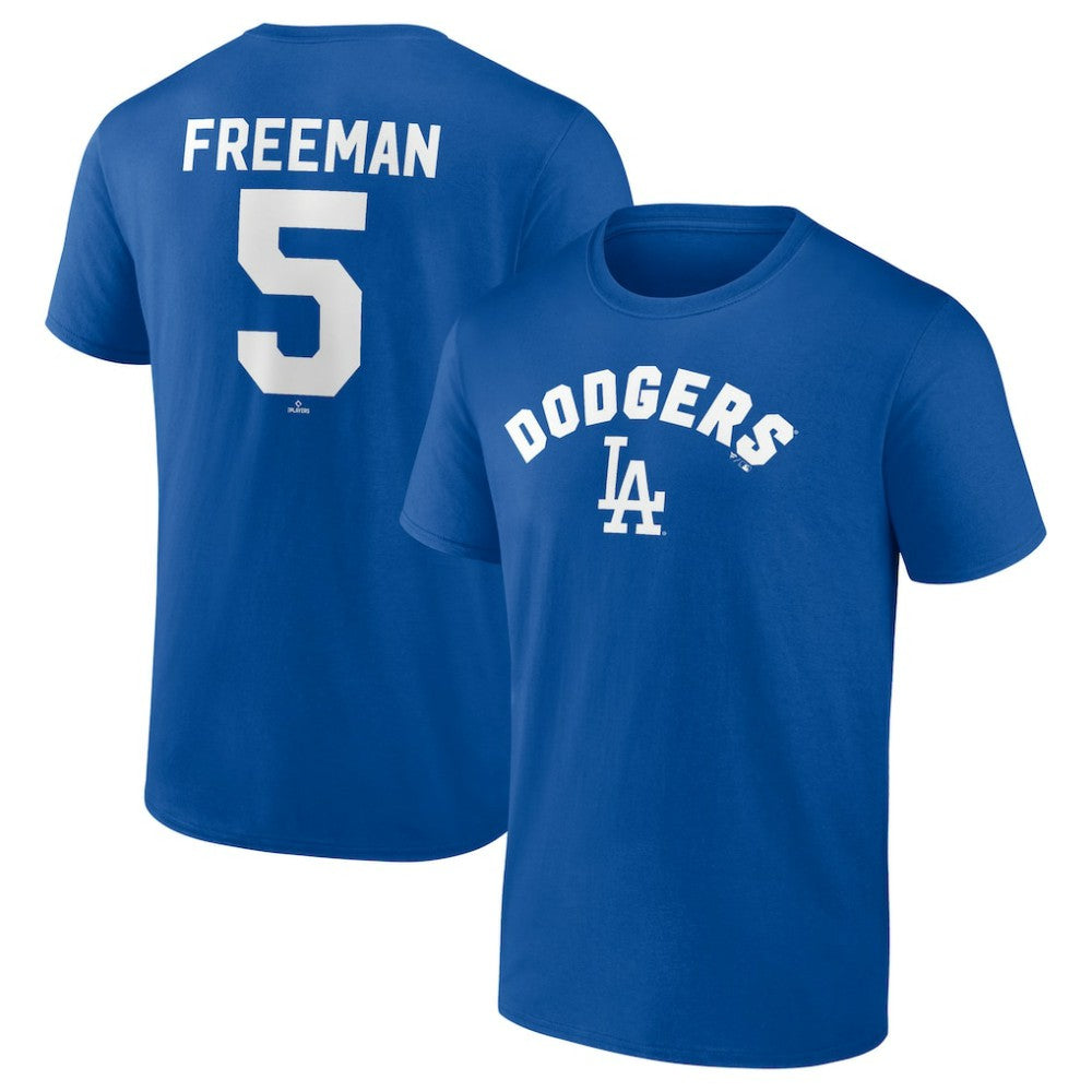 Freddie Freeman Los Angeles Dodgers Winning Streak Name & Number T-Shirt Royal