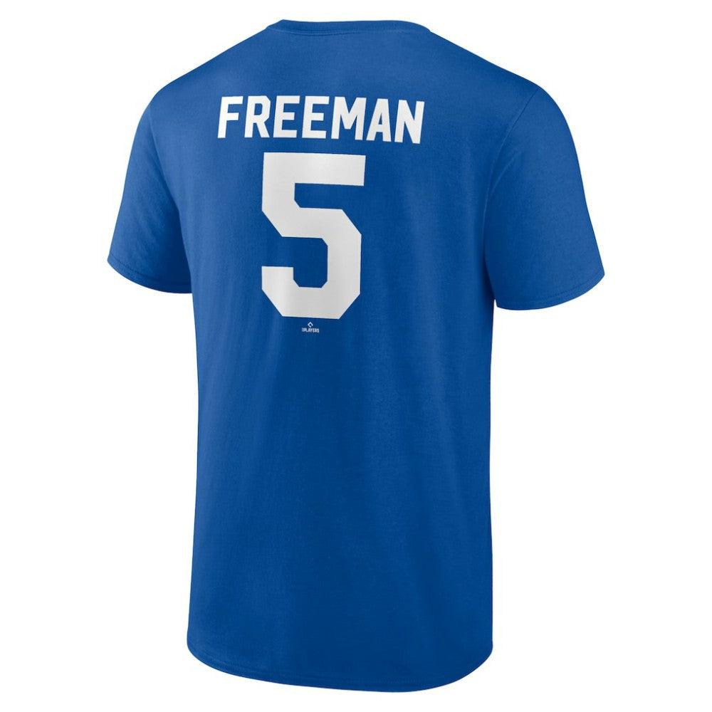 Freddie Freeman Los Angeles Dodgers Winning Streak Name & Number T-Shirt Royal