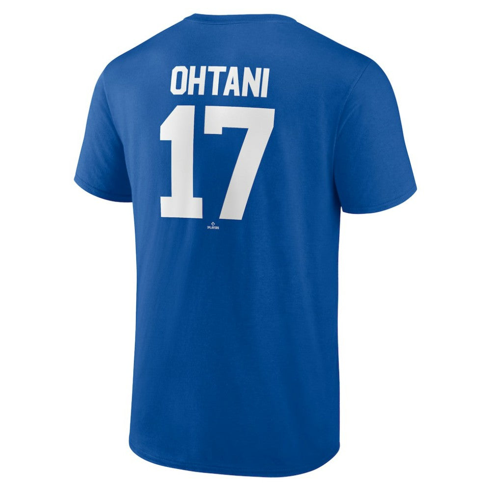 Shohei Ohtani Los Angeles Dodgers Winning Streak Name & Number T-Shirt Royal