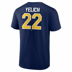 Christian Yelich Milwaukee Brewers Winning Streak Name & Number T-Shirt Navy