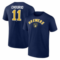 Jackson Chourio Milwaukee Brewers Winning Streak Name & Number T-Shirt Navy