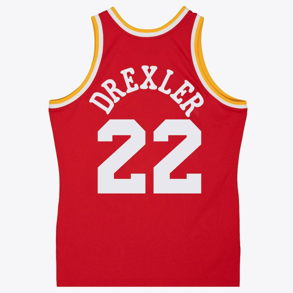 Clyde Drexler Houston Rockets 1994/95 Swingman Jersey - Red
