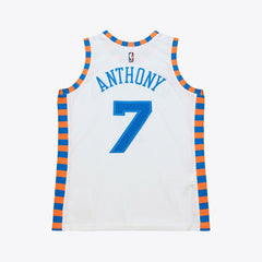 Carmelo Anthony New York Knicks 2015-16 Hardwood Classics Authentic Jersey - White