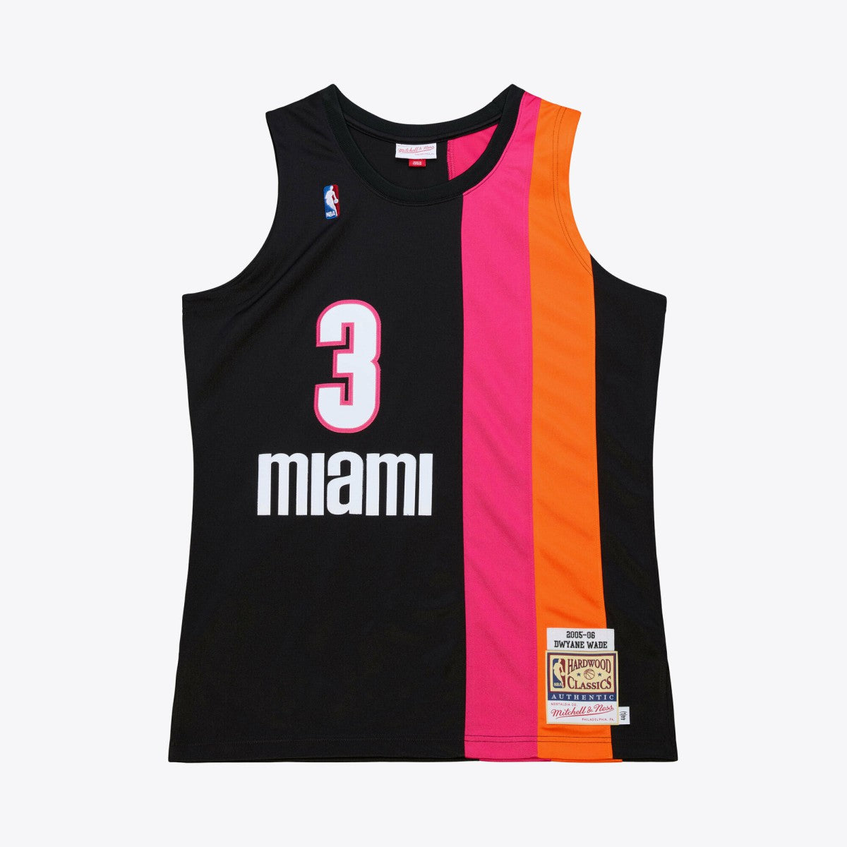 Dwyane Wade Miami Heat 2005-06 Hardwood Classics Authentic Jersey - Black